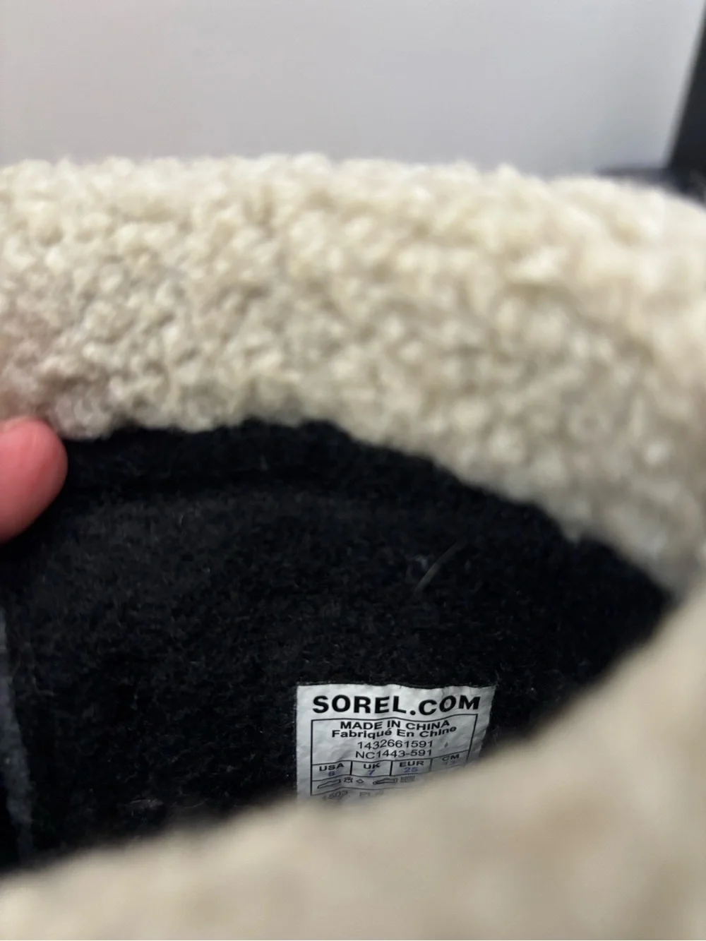 Kids Sorel Insulated Winter Snow Boots Navy Toddler Size 8